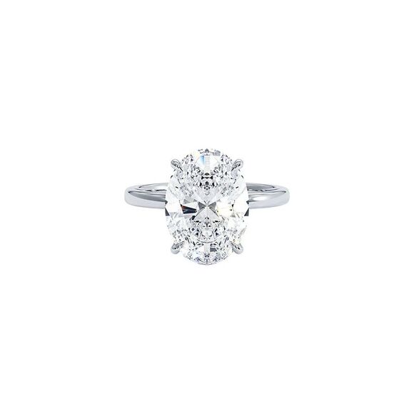 Lab Grown Diamonds Jewelry - Lab Grown Diamonds 14K 6.00 Ct. Tw. Lab-Grown Diamond Ring, White
